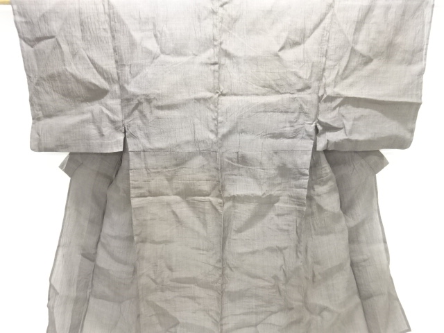 JAPANESE KIMONO / ANTIQUE HONJO OJIYA CHIJIMI MENS KIMONO